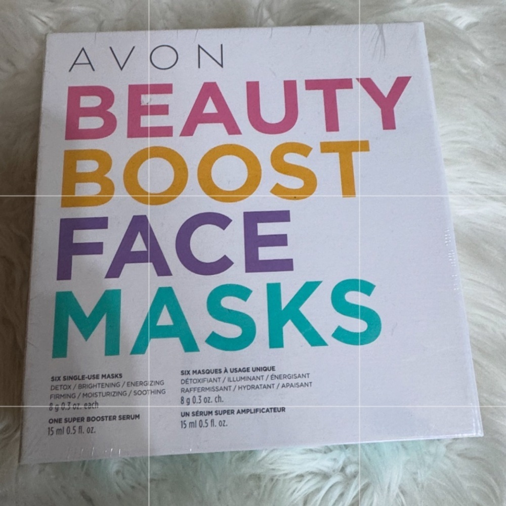 Avon Beauty Boost Face masks New in sealed box